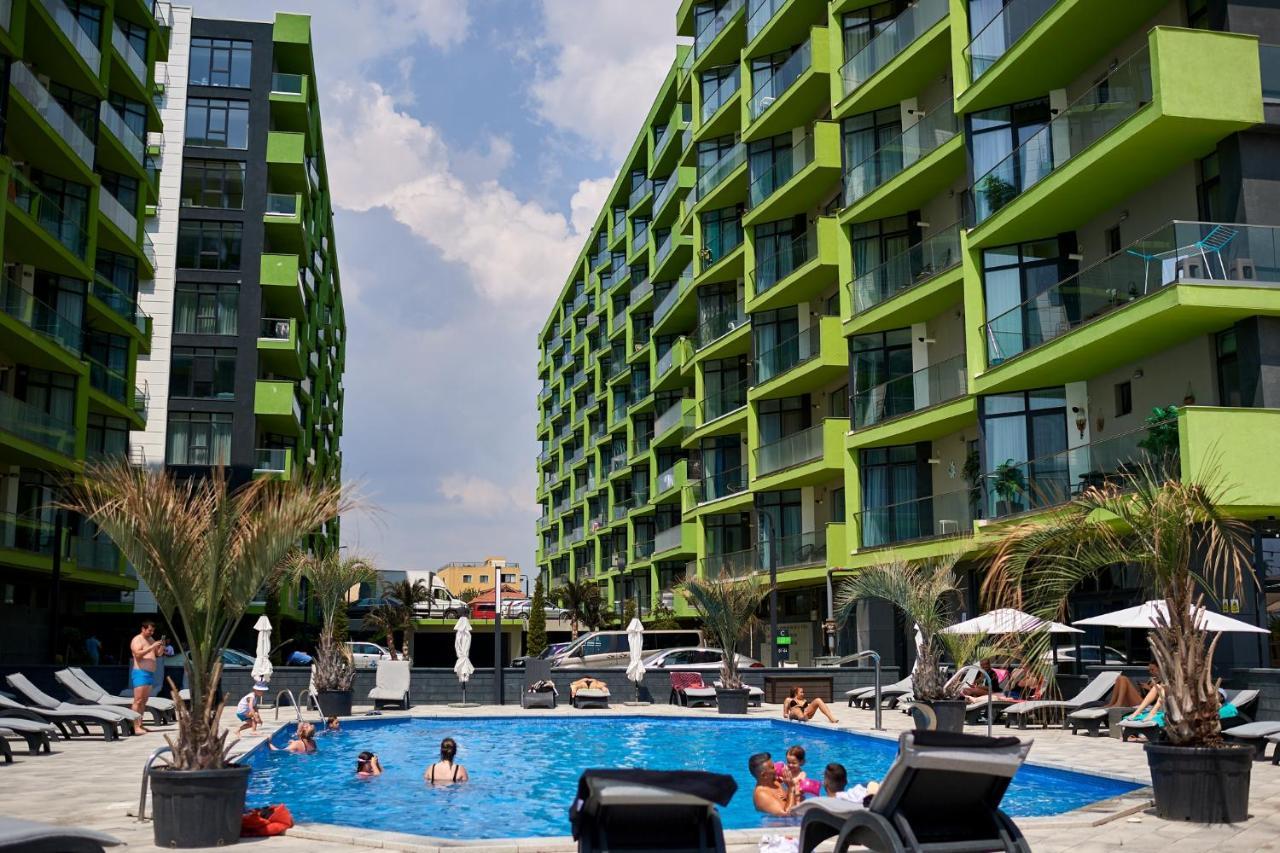Cristalex Aparthotel & Spa Mamaia Nord Năvodari Exterior foto