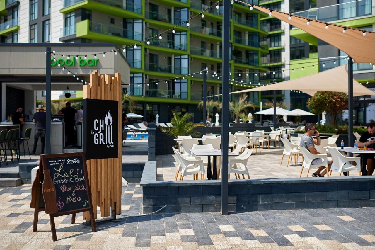 Cristalex Aparthotel & Spa Mamaia Nord Năvodari Exterior foto